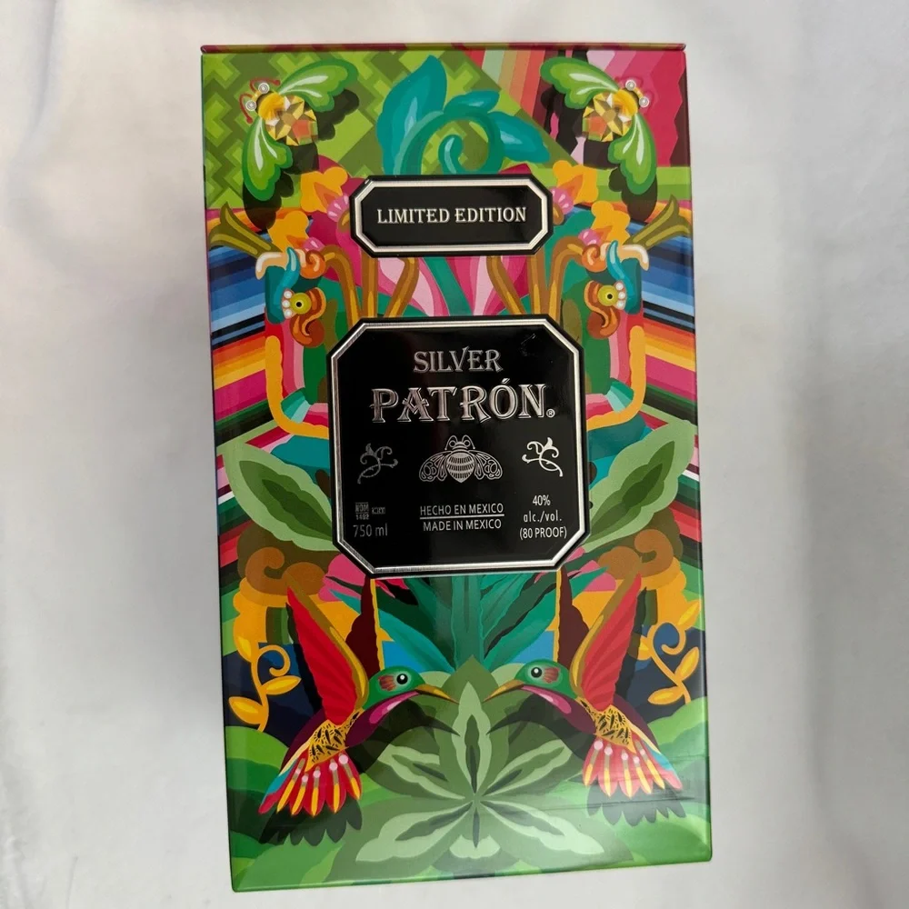 Patron Silver‎ Tequila Tin Box Limited Edition For 750 ml Bottle Collectors